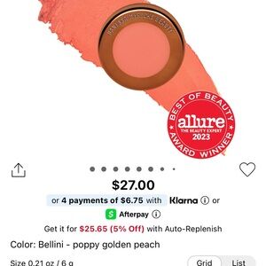 Danessa Myricks Beauty Blush in Bellini - Poppy Golden Peach